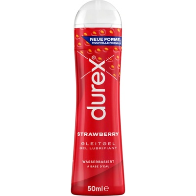 Pasante Jahodový lubrikačný gél Durex Play Strawberry 50 ml