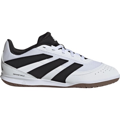 adidas Юношески футболни обувки Adidas Predator Club Junior Indoor Court Football Boots - White/Blk/Lemon