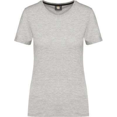 Kariban Tričko WK307 pracovní krátký rukáv dámské COT20W30739801 oxford grey