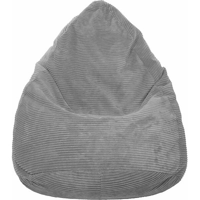 TopKing sedací vak menčester Lincoln sivý 125 cm