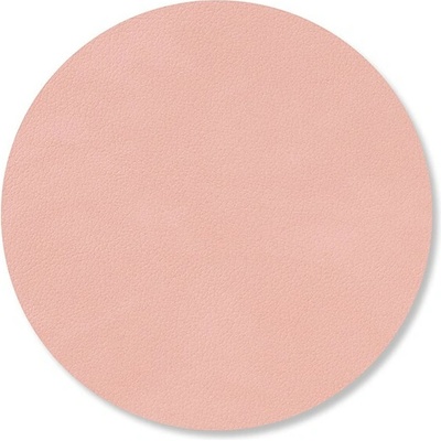 LIND Podtácka CIRCLE NUPO ružová koža 10 cm