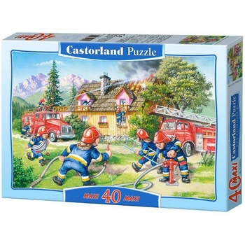 Castorland Fire Brigade 40 Maxi pcs Пъзел 40 броя Анимации (040025) (040025)