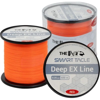 THE ONE DEEP EX LINE SOFT RED Red 600 m 0,25 mm