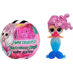 MGA Entertainment L. o. l. Изненада: Вълшебна промяна на визията - Бебе русалка с промяна на цвета (598787)