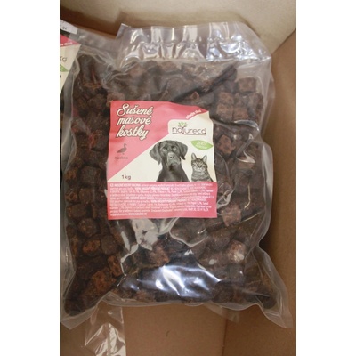 Natureca 100% mäsové kocky Kačica 1 kg