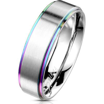 Prsten z chirurgické oceli R-M6739