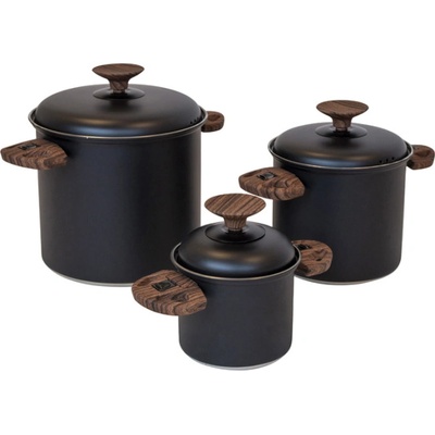Bo-Camp Sada hrnců Cookware set Hading Compact 3 ks