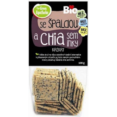 Green Apotheke Krekry špaldové s Chia BIO 100 g