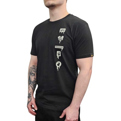 Alpha Industries Freedom T tričko pánske black