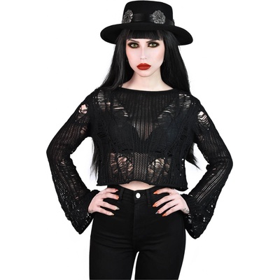 Killstar tričko Anica Knit Čierna