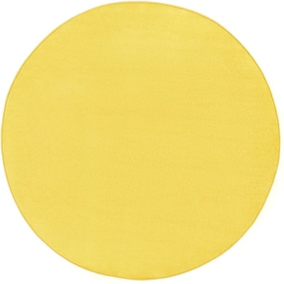 Hanse Home Жълт кръгъл килим ø 133 cm Fancy - Hanse Home (103002-133)