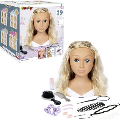 Smoby Moja Krásna Hlava na česanie Blondínka