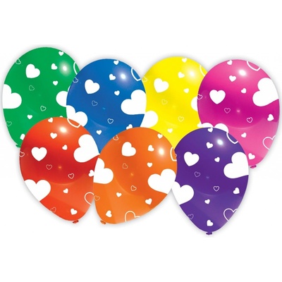 Alvarak Balónky barevné Srdce