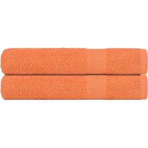 vidaXL Кърпи за сауна FROGN 2 бр. оранжеви 80x200 см 360 г/м2 (136911)