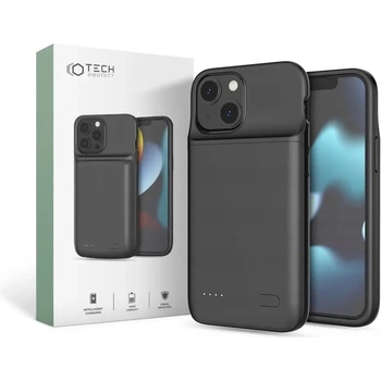 Tech-Protect Кейс с вградена батерия Tech-Protect PowerCase за iPhone 12 mini / 13 mini, 4700mAh, черен (9589046917813)