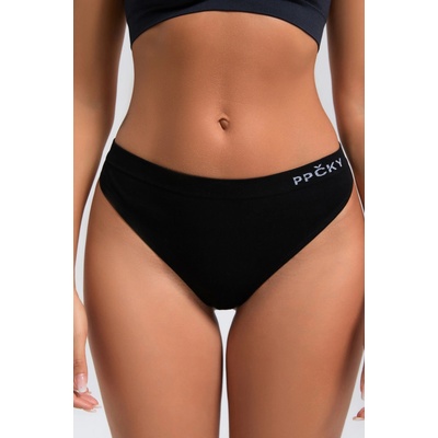 PPČKY SmoothLine Evin tieň Čierne Tangá