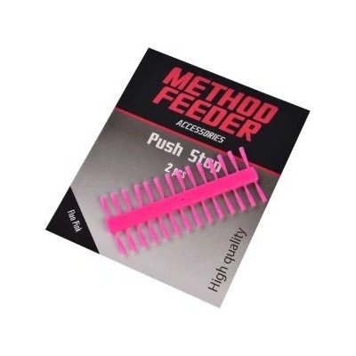 Tandem Baits Push Stop nekonečná zarážka růžová 56ks