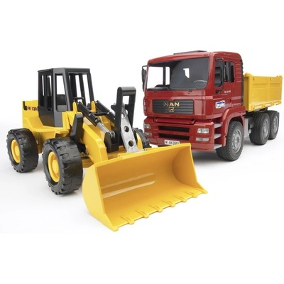 Bruder 2752 MAN TGA nákladné auto s nakladačom FR 130