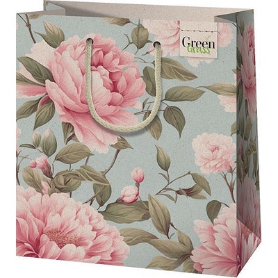 Cardex Подаръчна торбичка, Божури, М, 20х23см