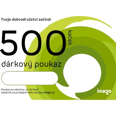 imago Tištěný dárkový poukaz 500 Kč