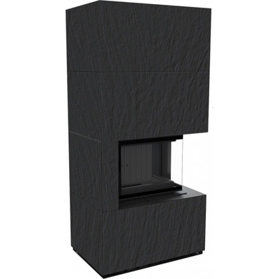Kratki Floki Box 8 K W Naturali Ardesia Nero a Spacco pravý