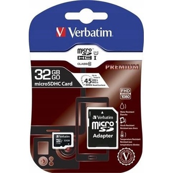 VERBATIM MicroSDHC 32 GB 44083