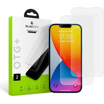 Image 1 of GLASTIFY Протектор от закалено стъкло /Tempered Glass/ Glastify OTG Plus 2.5D Tempered Glass, 2 броя, за Apple iPhone 14 Plus, iPhone 13 Pro Max (GST029)