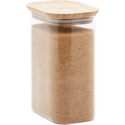 Pebbly Dóza na potraviny PKV-068 sklo bambus 1,2 l