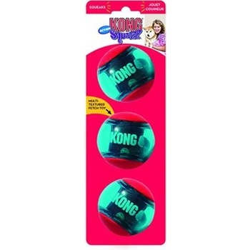 Kong Squeezz Action Lopta S 3 ks