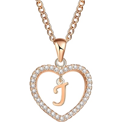 HARAHU Колие Писмо - j / Златна kp5193 (5193)