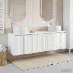 vidaXL Комплект шкафове за баня 3 бр. Бяло 49, 5 x 44, 5 x 66 см (3405707)