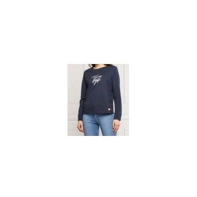 Tommy Hilfiger dámské tričko UW0UW02304 CHS tm. modré