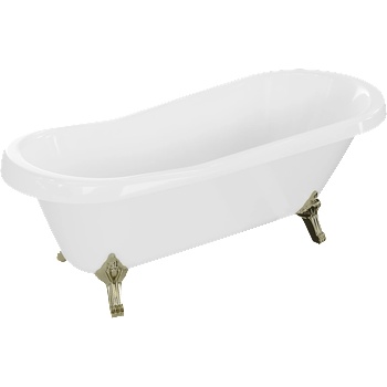 Mexen Retro 170x75 cm white/gold (53251707500-50)