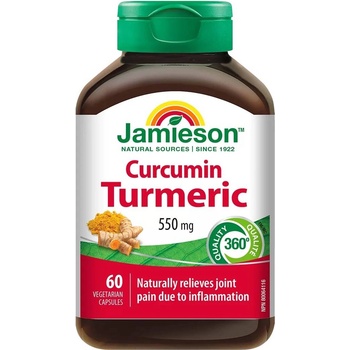 Jamieson Куркума, 550 mg, 60 капсули, Jamieson