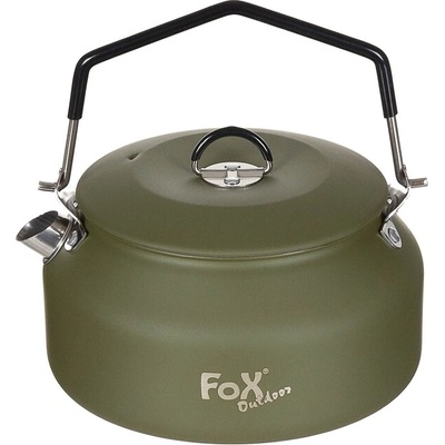 Fox Outdoor Казанче за открито Fox, приблизително 1 л, зелено, неръждаема стомана (33307B)