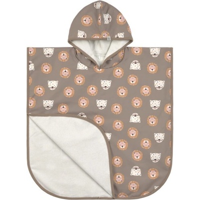 Lässig splash Beach Poncho wild cats choco
