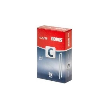 Novus Waskie staples type C 4/28mm 2000pcs 042-0724