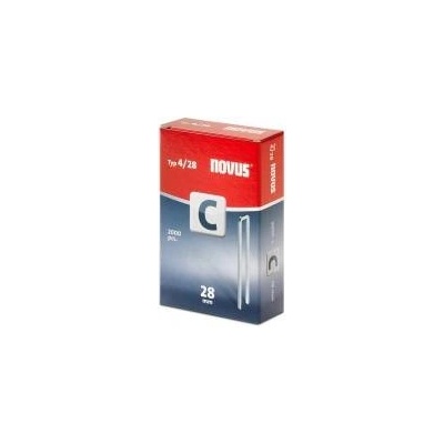 Novus Waskie staples type C 4/28mm 2000pcs 042-0724