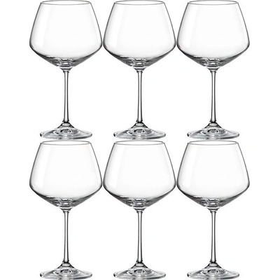 Crystalex Sklenice na červené víno GISELLE 6 x 580 ml