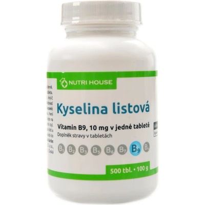 Nutri House Vitamin B9 Kyselina listová 500 tablet