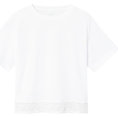 NAME IT Тениска 'josena' бяло, размер 158-164