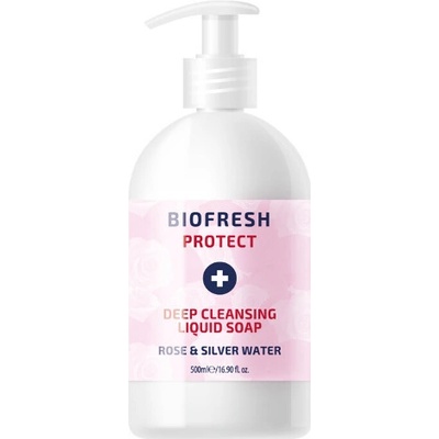 BioFresh čistiace tekuté mydlo so striebrom a ružovou vodou 500 ml