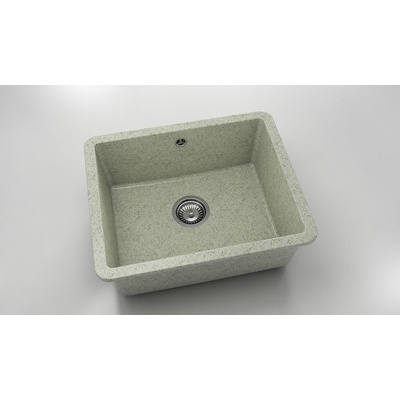 FAT Мивка за долно вграждане Vanguard 221, Granicite, 210 Pewter, с включен сифон