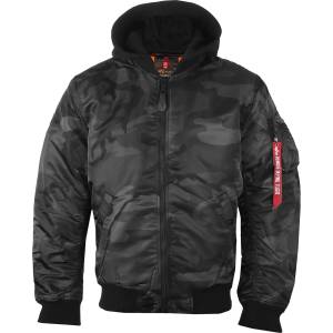 Alpha Industries мъжко яке (бомбър) ALPHA INDUSTRIES - MA-1 ZH Back EMB Camo - black camo_138105C