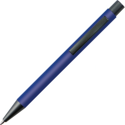 MACMA Пластмасова химикалка с метален клип, тъмносин (00219-А-ТСИН)