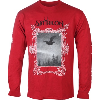 NNM мъжка тениска с дълъг ръкав SATYRICON - Dark Medieval Times - RED - SAT2025-05-06-004