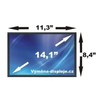 LQ141F1LH23 LCD Displej, Display pro Notebook Laptop Lesklý