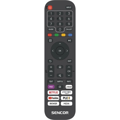 Diaľkový ovládač Sencor SLE32S700TCS, 32S702TCS, SLE40FS700TCS, SLE40FS701TCS, SLE40FS702TCS