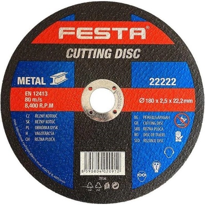Festa Kotúč rezný 180 x 2,5 x 22,2 mm 22222