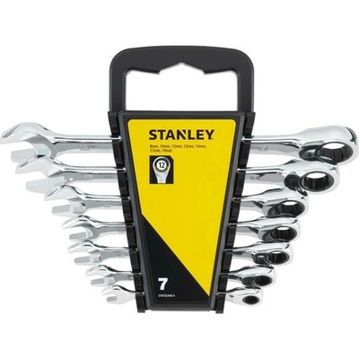 Stanley sada klíčů očkoplochých ráčnových 6-dílná 10-19mm STMT82846-0